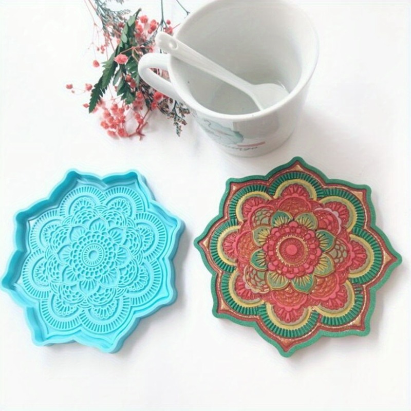 Mandala Coaster Silicone Mold  - Coaster Mold Round reseña y precio