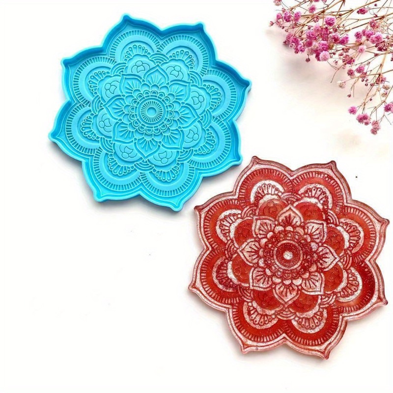 Mandala Coaster Silicone Mold  - Coaster Mold Round reseña y precio