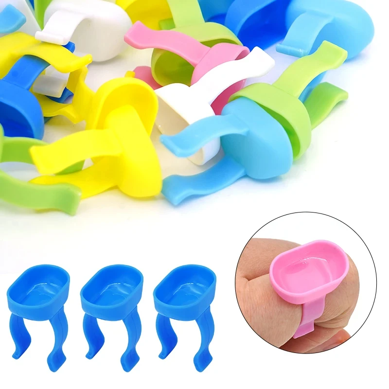 100pcs Dental Mixing Finger Ri - Mixing Cup Silicone reseña y precio