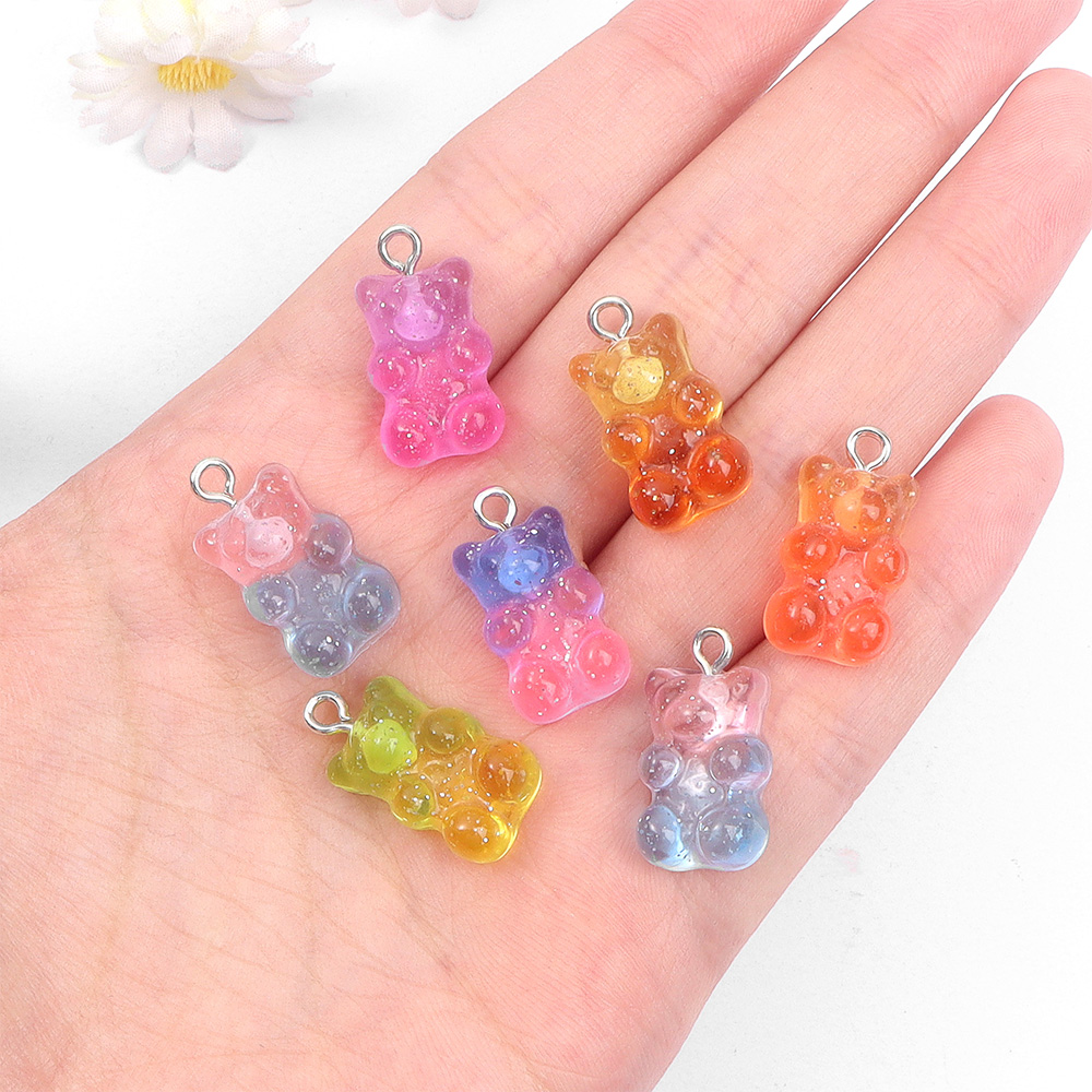 60pcs Dual Color Resin Bear Sh - Resin Craft Material reseña y precio