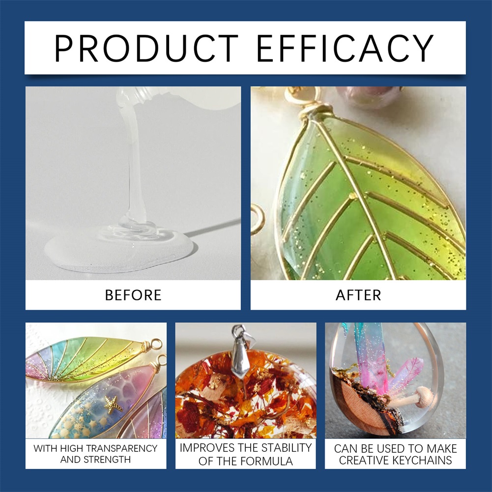 DIY Crystals Clear Epoxys Resi - Resin Jewelry Kit reseña y precio