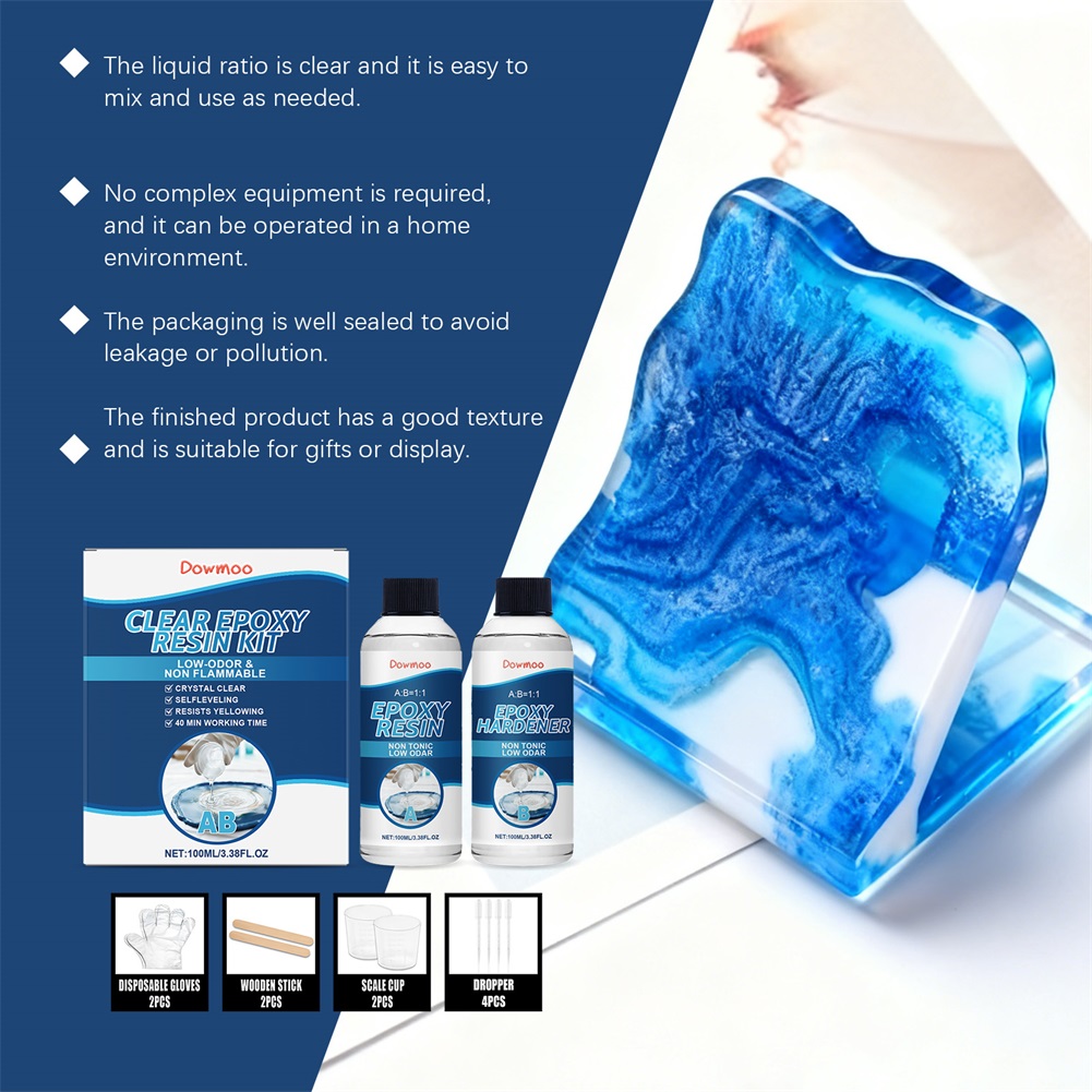 DIY Crystals Clear Epoxys Resi - Resin Jewelry Kit reseña y precio