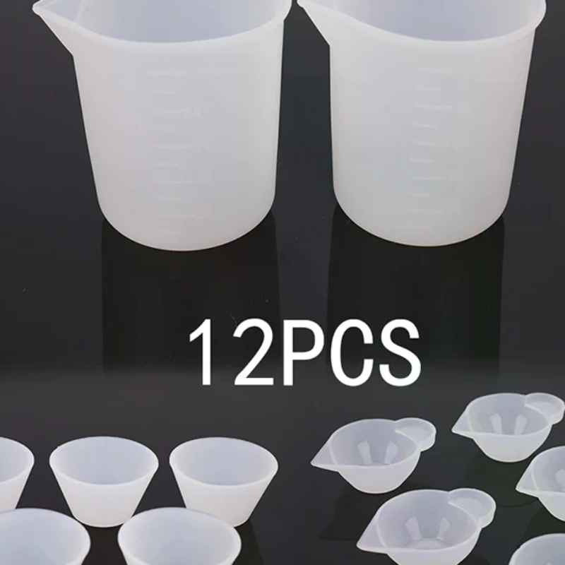 12Pcs Silicone Mixing Measurin - Mixing Cup Silicone reseña y precio