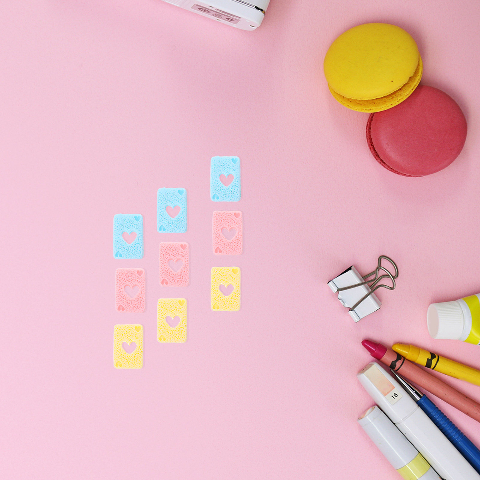 30Pcs Resin Playing Card Charm - Resin Crafts Diy reseña y precio