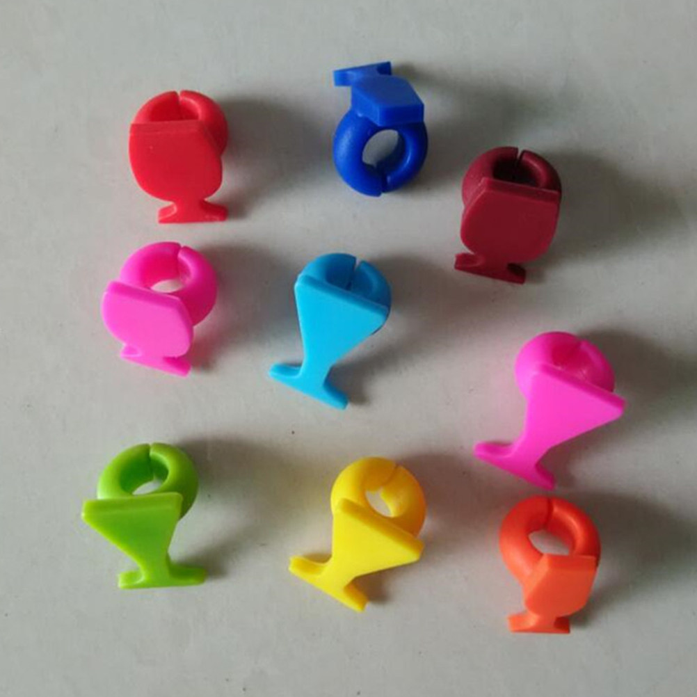 8Pcs Reusable Silicone Wine Gl - Mixing Cup Silicone reseña y precio