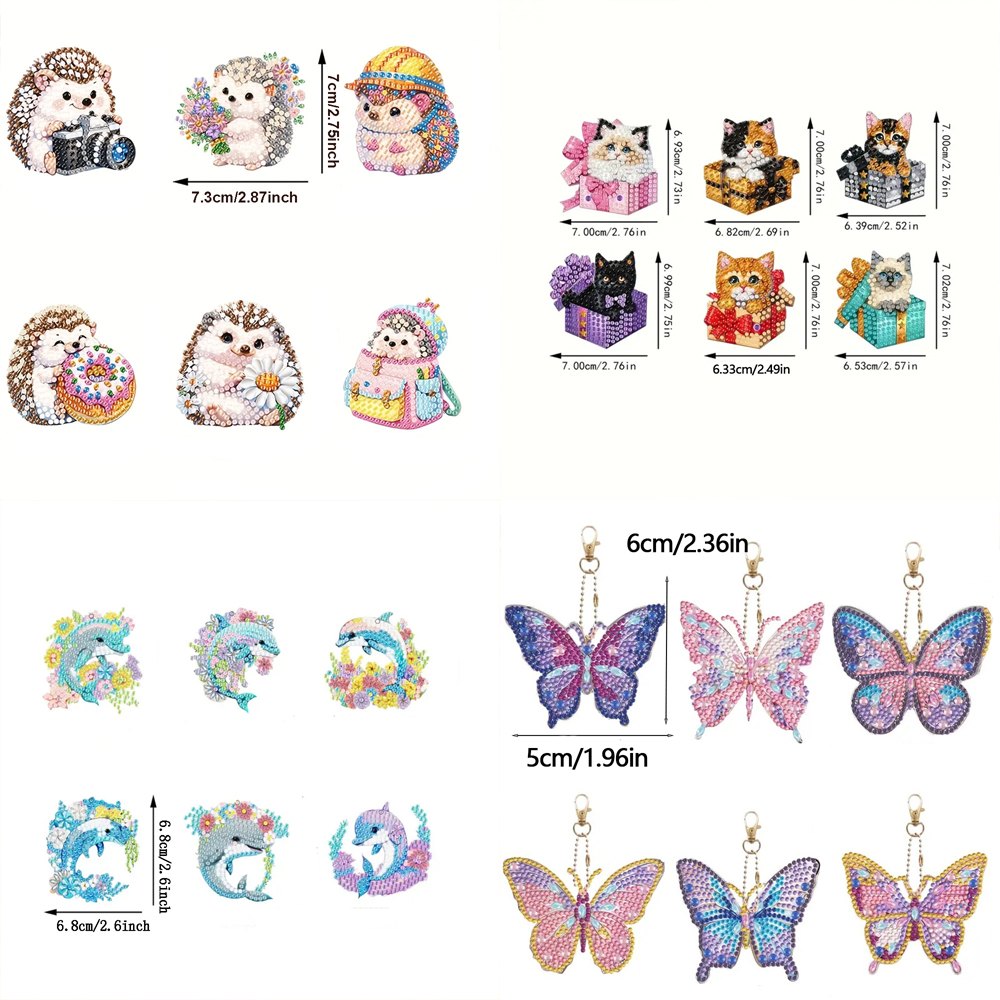 DIY Diamond Painting Keychains - Resin Craft For Beginners reseña y precio