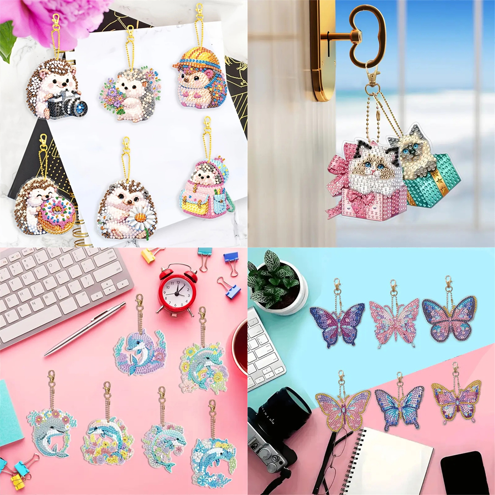 DIY Diamond Painting Keychains - Resin Craft For Beginners reseña y precio
