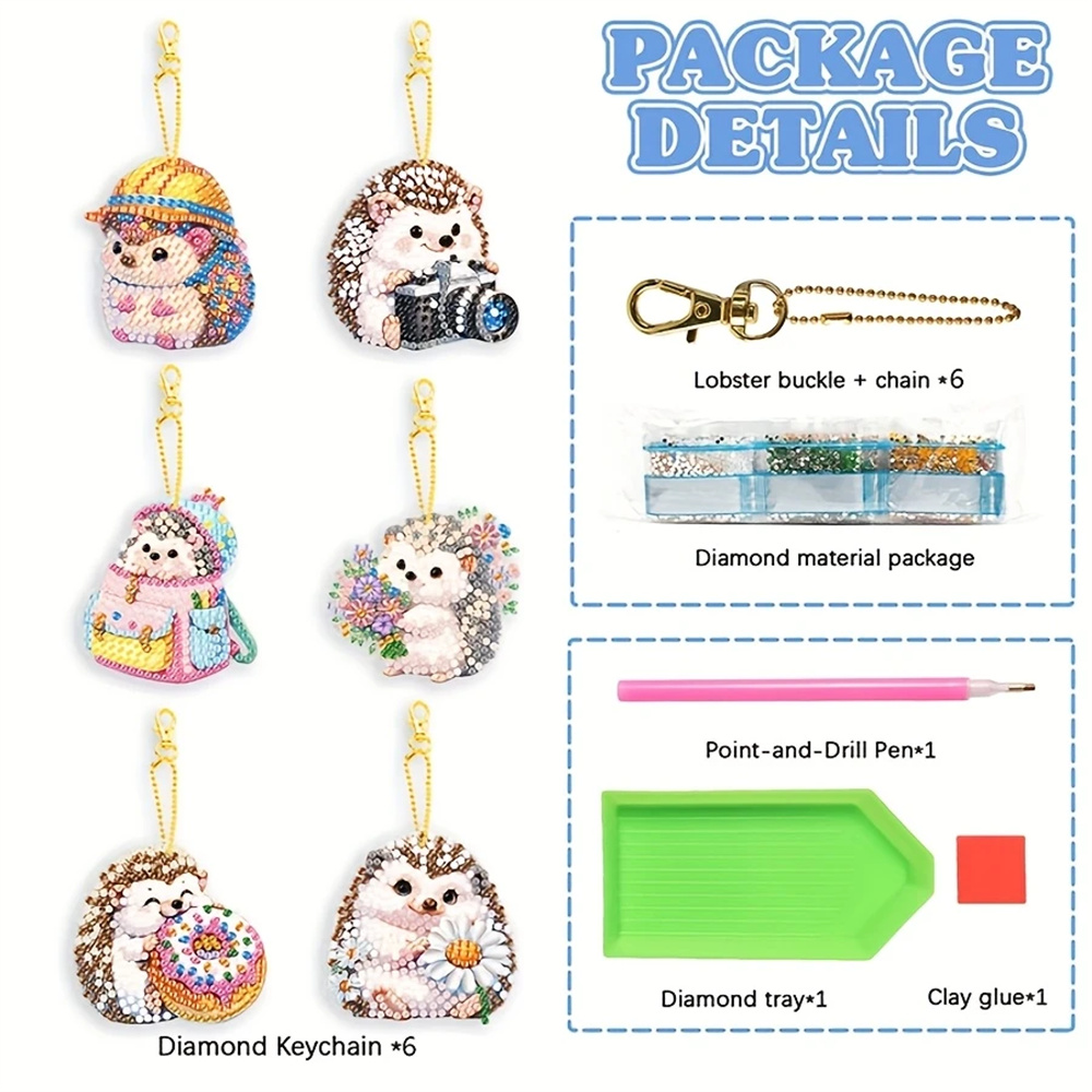 DIY Diamond Painting Keychains - Resin Craft For Beginners reseña y precio