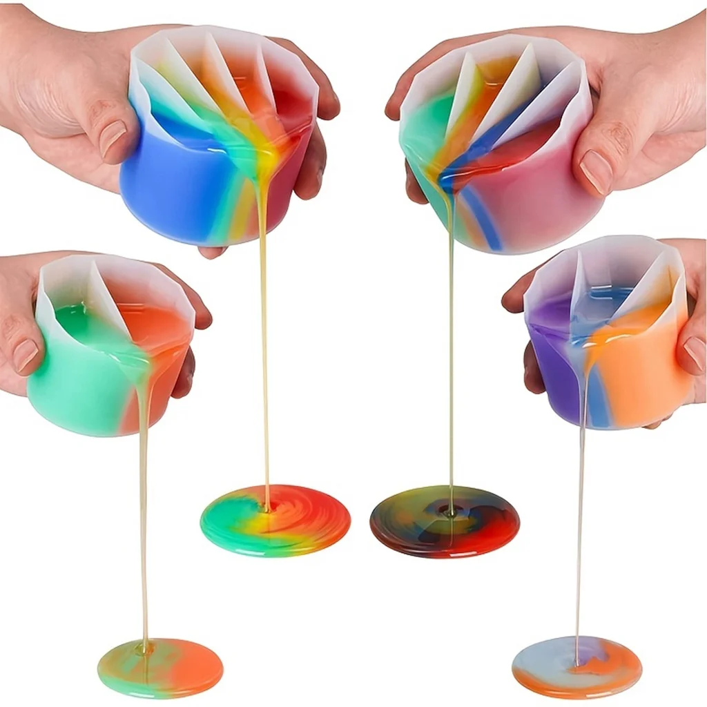 Color Mixing Split Cup For Pou - Mixing Cup Silicone reseña y precio