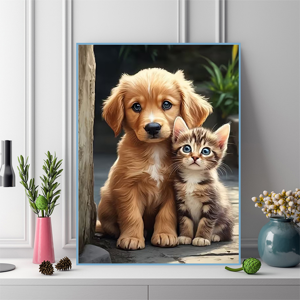 Momoart Diamond Embroidery Dog - Resin Craft For Beginners reseña y precio