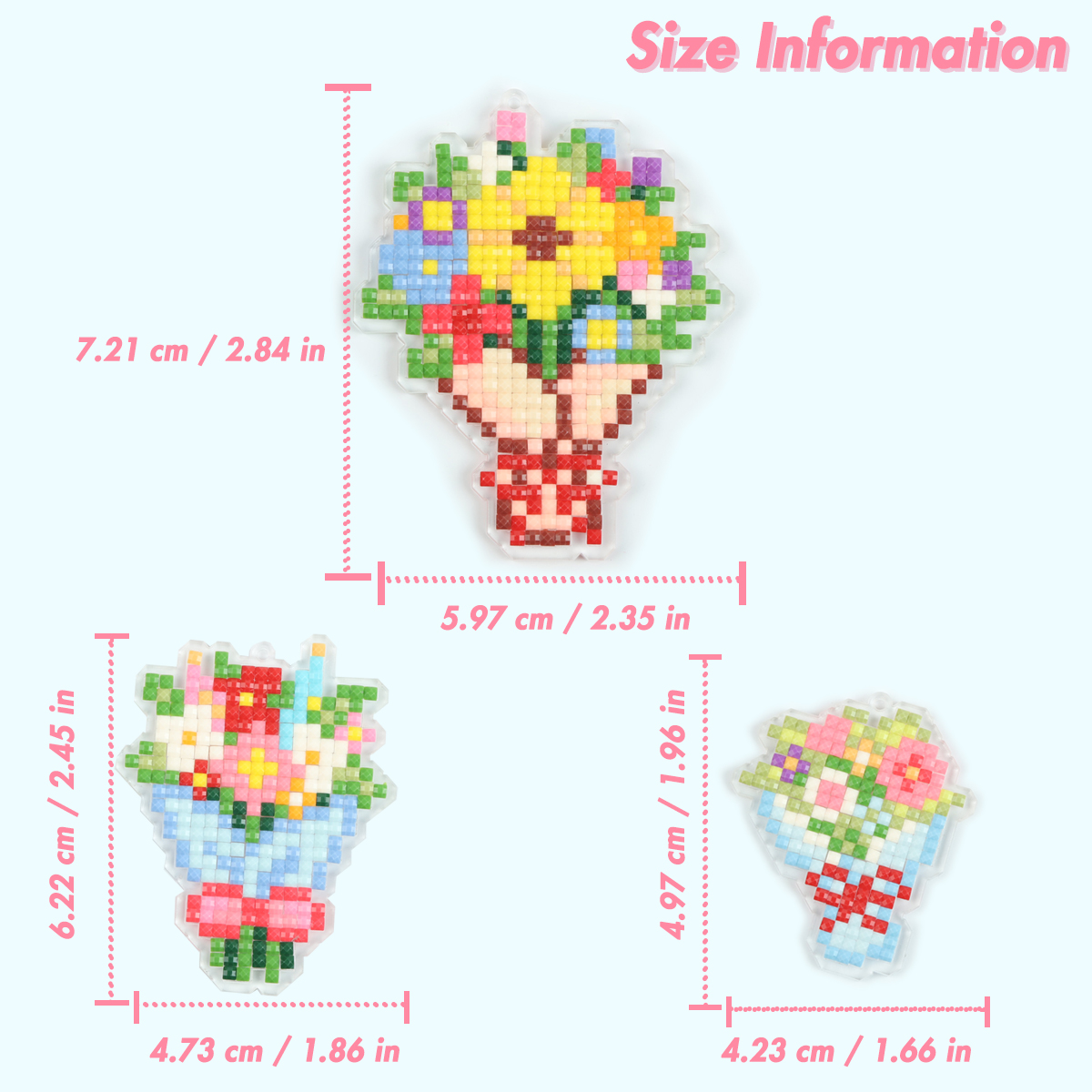 FOREVER YOUNG 3PCS Bouquet Acr - Resin Craft Kit reseña y precio