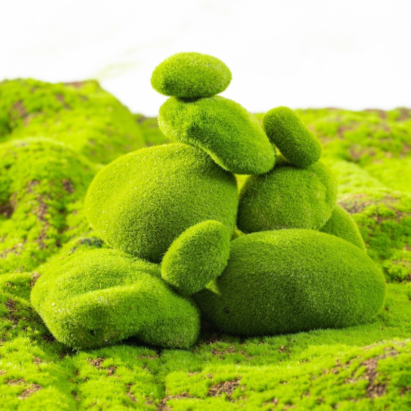 10pcs Artificial Moss Stones F - Terrarium Moss Art reseña y precio