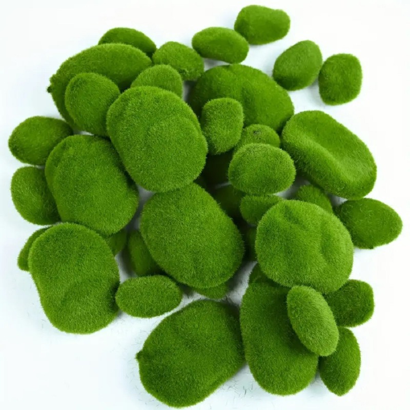 10pcs Artificial Moss Stones F - Terrarium Moss Art reseña y precio