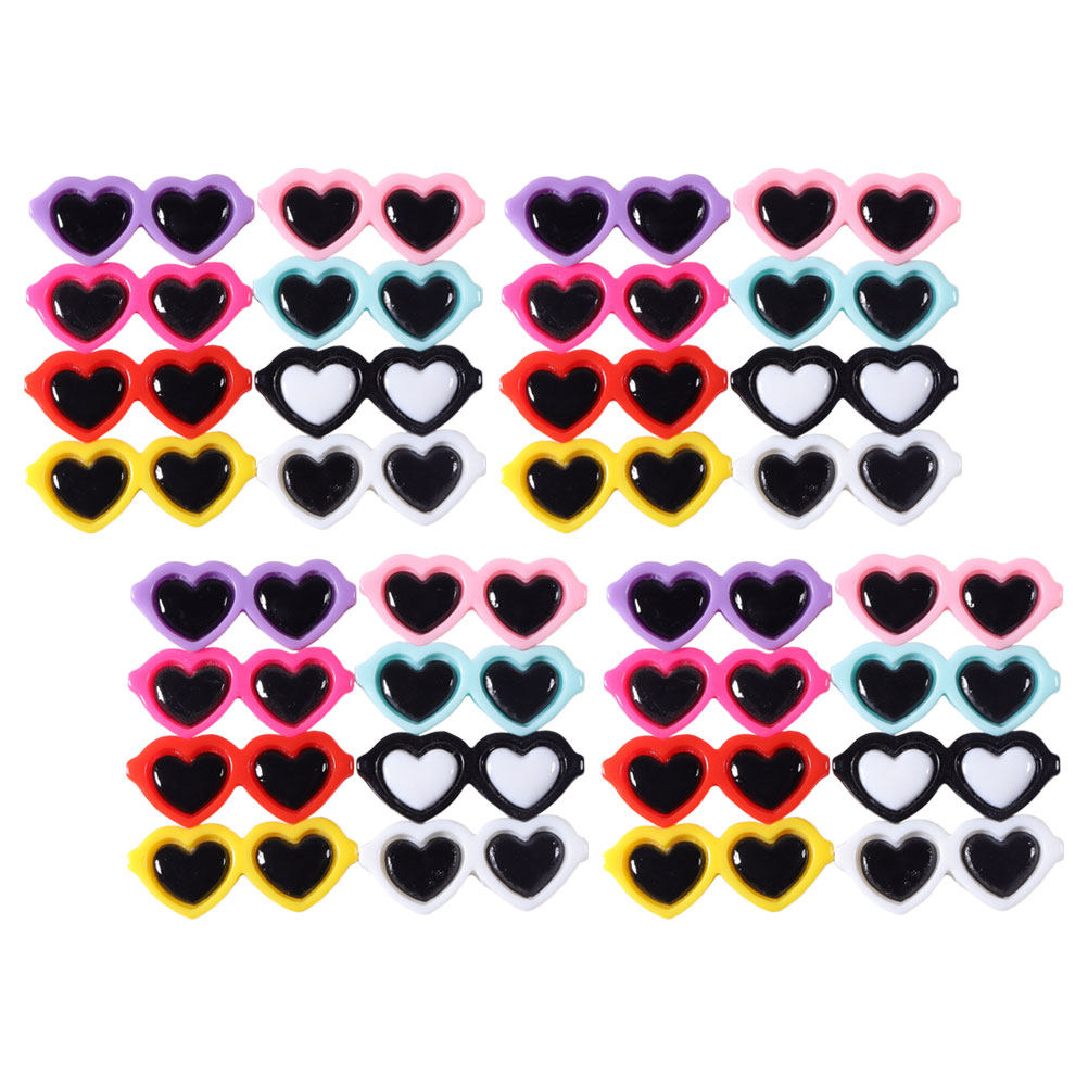 50Pcs Delicate Glasses Resin C - Resin Crafts Diy reseña y precio