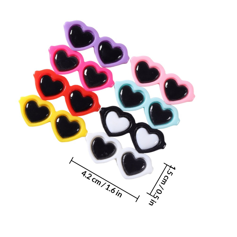 50Pcs Delicate Glasses Resin C - Resin Crafts Diy reseña y precio