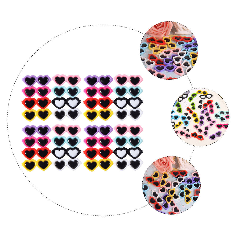 50Pcs Delicate Glasses Resin C - Resin Crafts Diy reseña y precio