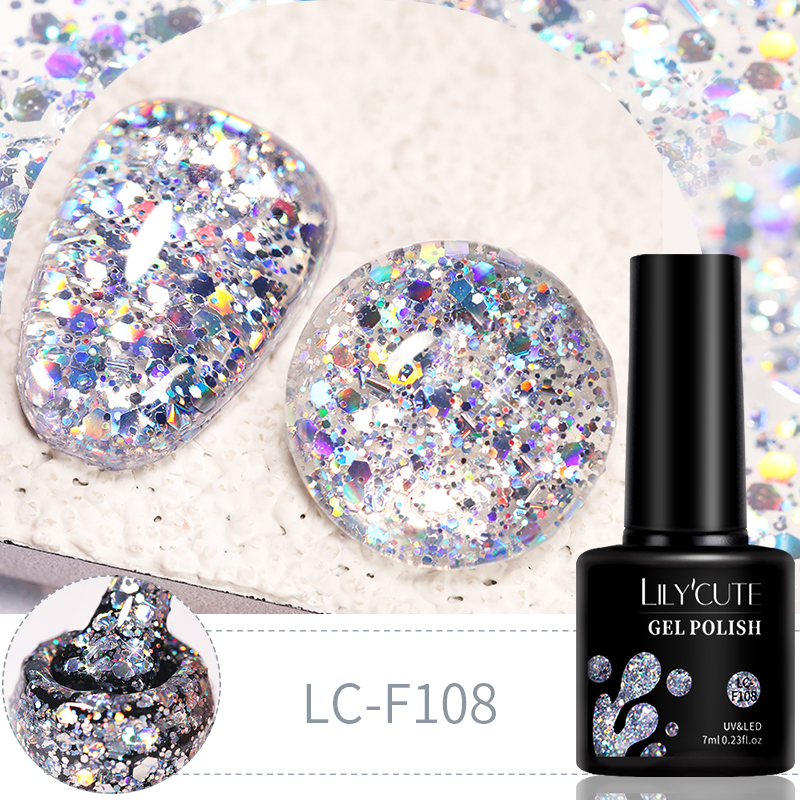 LILYCUTE 7ml 6Pcs/Set Glitter  - Resin Glitter Pack reseña y precio