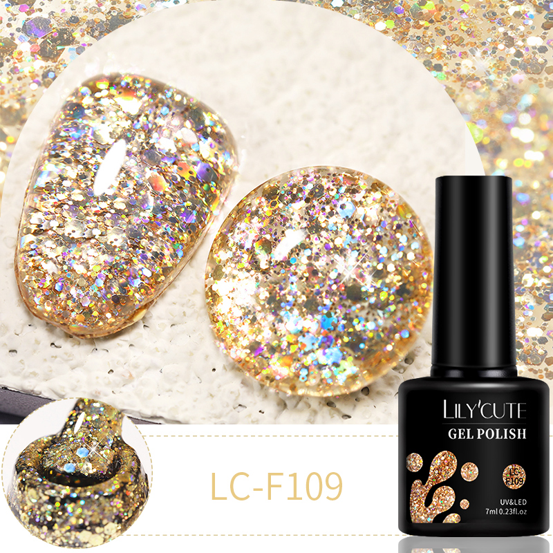 LILYCUTE 7ml 6Pcs/Set Glitter  - Resin Glitter Pack reseña y precio