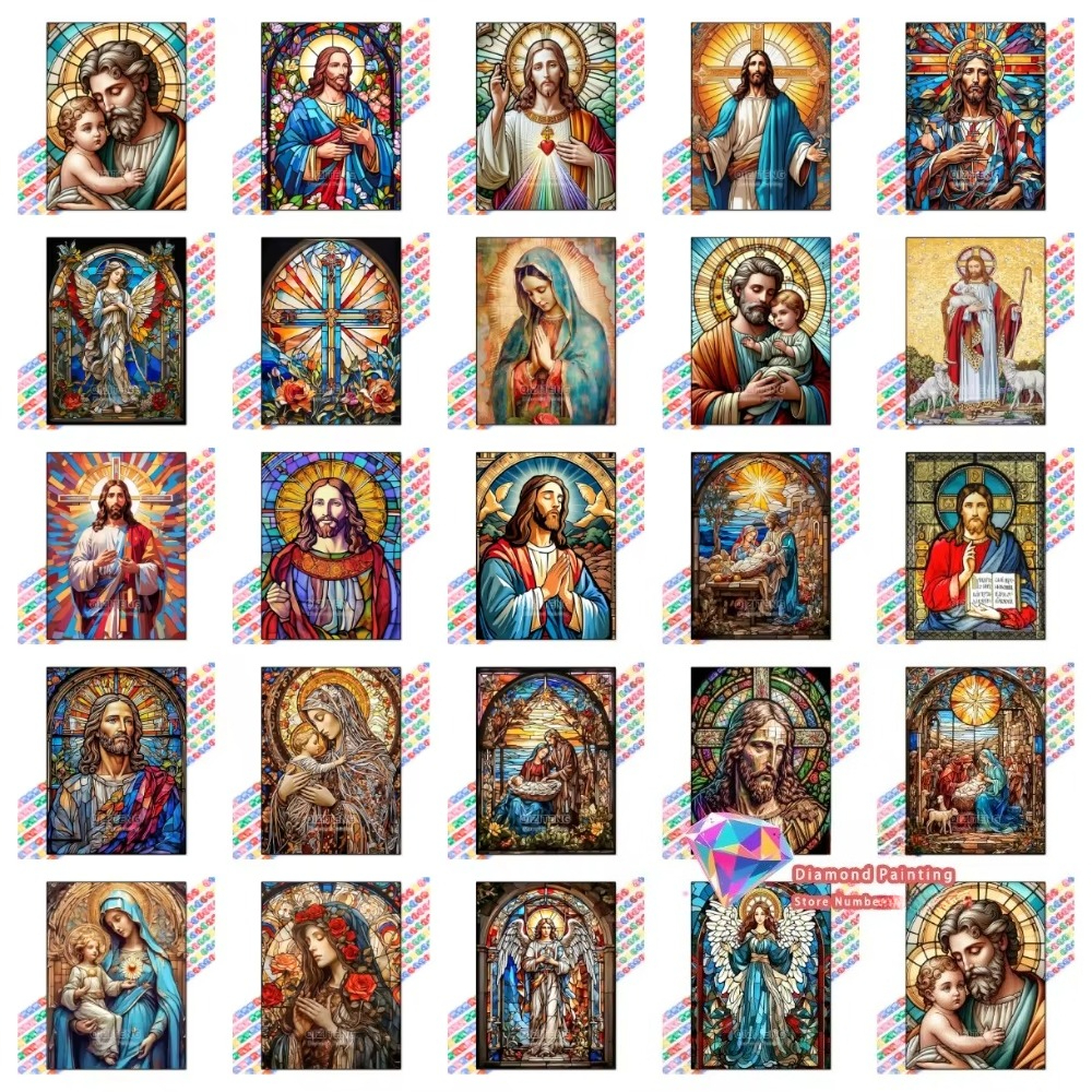 1PC frameless Easter Jesus Squ - Resin Craft Kit reseña y precio
