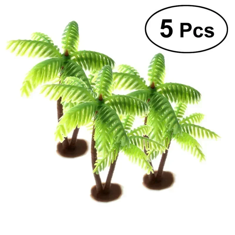 5Pcs Mini Plastic Coconut Palm - Terrarium Moss Art reseña y precio