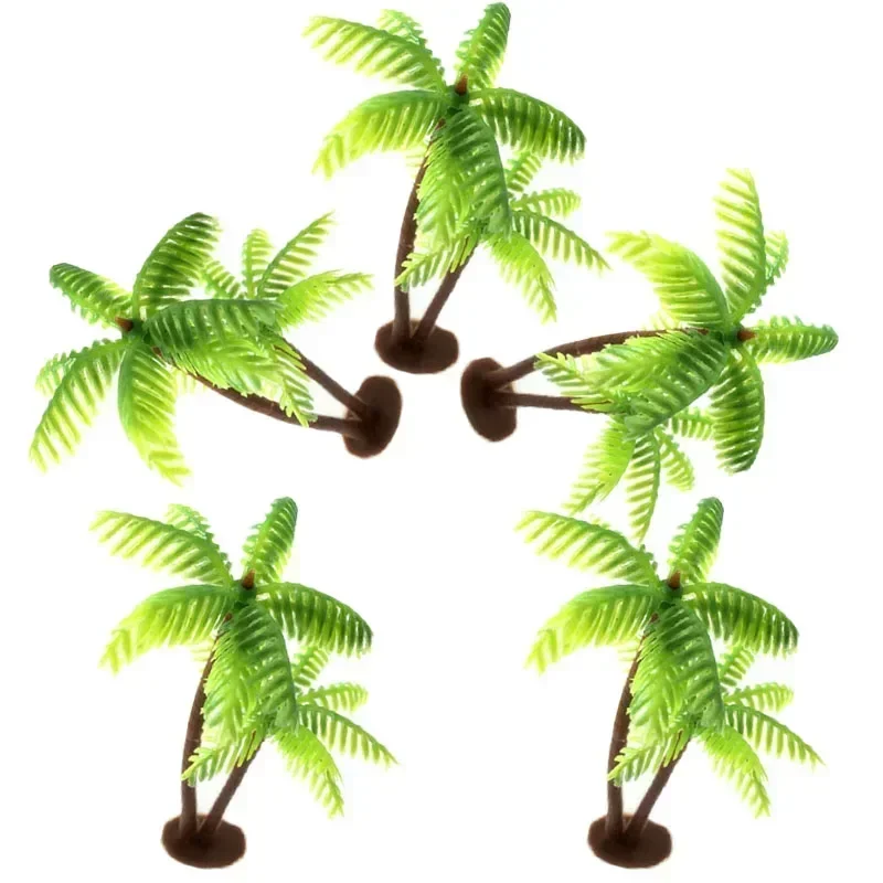 5Pcs Mini Plastic Coconut Palm - Terrarium Moss Art reseña y precio