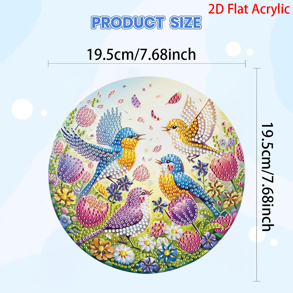 2D Flat Acrylic, 5D DIY Diamon - Resin Craft For Beginners reseña y precio